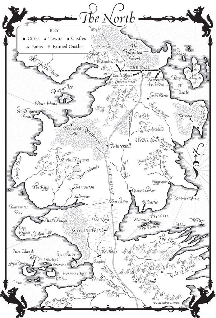A Game of Thrones Maps Random House Group